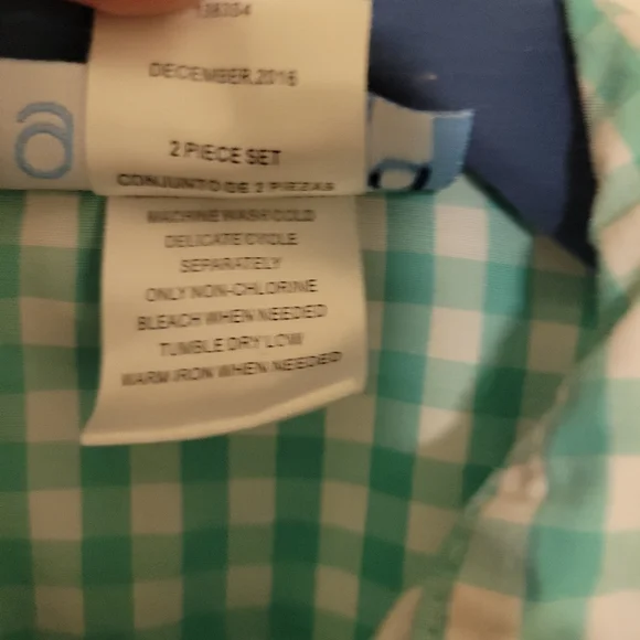 Two teal blue button-down shirts, boys size 4T - Picture 10 of 14